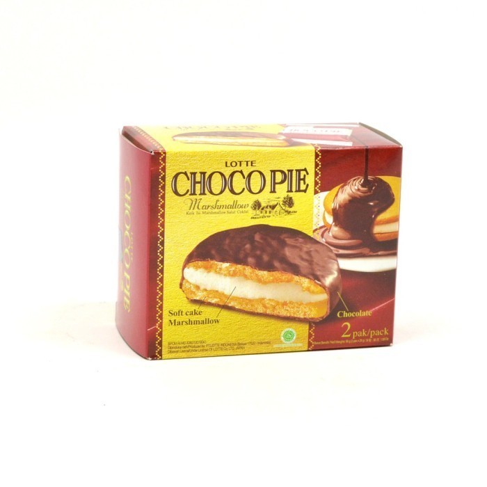 

LOTTE CHOCO PIE MARSHMALLOW ISI 2 56G