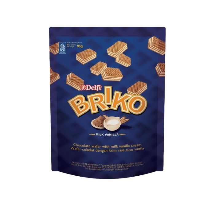 

DELFI BRIKO WAFER MILK VANILLA 95G