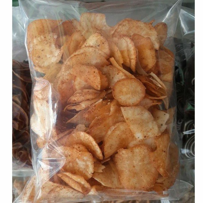 

KRIPIK SINGKONG LADA PEDAS ASIN 250GR /KERIPIK SINGKONG RENYAH CAMILAN SNACK KILOAN/AGEN SNACK