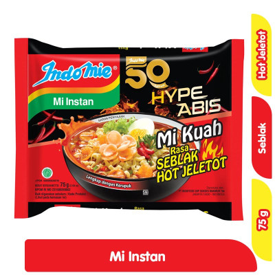 

Indomie Hype Abis Mi Instan Seblak Hot Jeletot 75 g