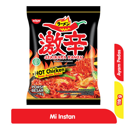 

Gekikara Ramen Mi Instan Goreng Ayam Pedas 118 g