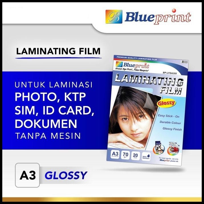 

Blueprint BP-GFA355 : Laminating Glossy Film A3