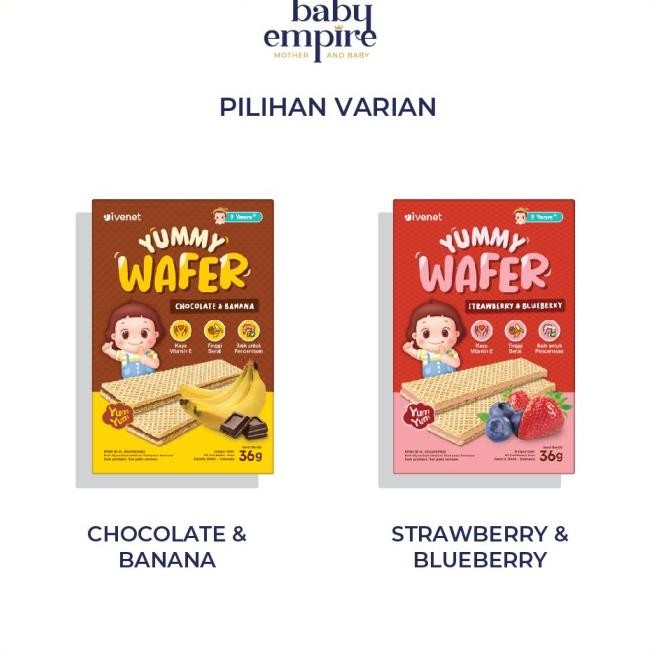 Ivenet Yummy Wafer Na Jajanan Celan Bayi Dan Ana