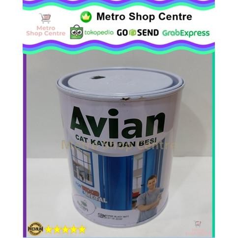 AVIAN - Cat Kayu Besi Avian Matt 1 Kg Hitam Doff / Black Dop (SBM) PREMIUM |