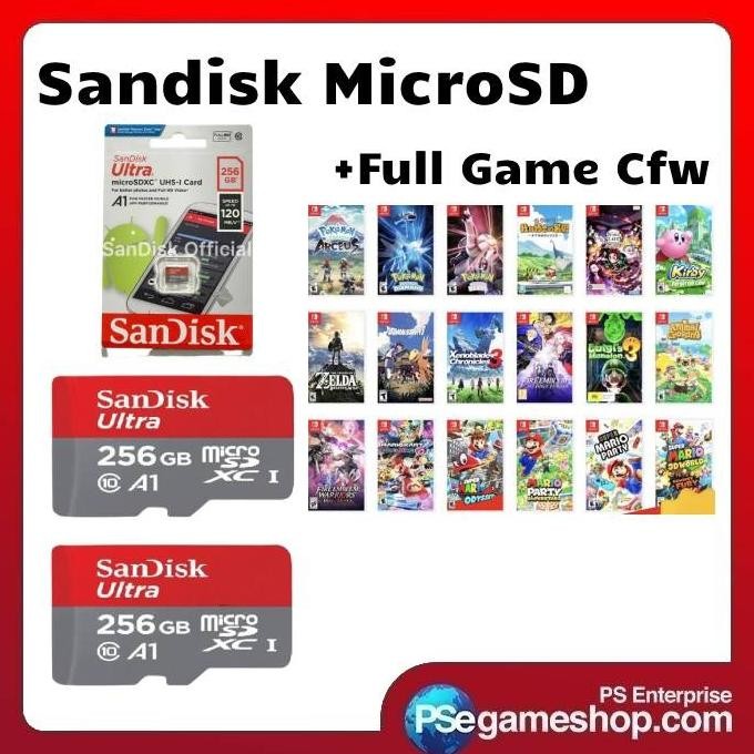 

PROMO SANDISK ULTRA MICROSDXC FULL GAME CFW