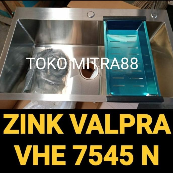 

PROMO KITCHEN SINK VALPRA 7545 STAINLESS BODI ONLI