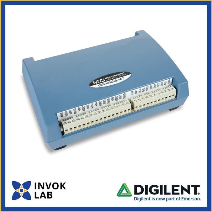 

PROMO DIGILENT MCC USB-1208HS-4AO: HIGH-SPEED USB DAQ DEVICE