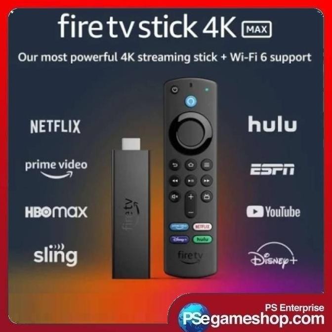 

PROMO AMAZON FIRE TV STICK 4K MAX WIFI 6 WITH ALEXA 2ND GEN