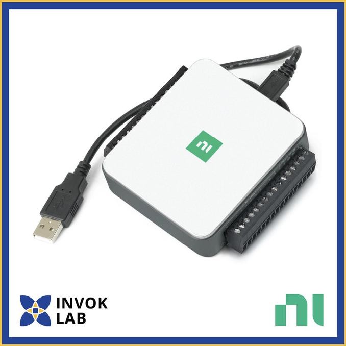 

PROMO NI NATIONAL INSTRUMENTS USB-6003 DAQ DATA ACQUISITION 8 AI (16-BIT, 100 KS/S), 2 AO (5 KS/S/CH), 13 DIO USB MULTIFUNCTION I/O DEVICE