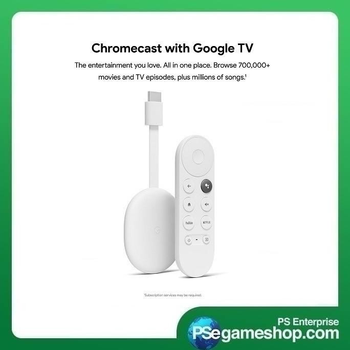 

PROMO GOOGLE CHROMECAST WITH GOOGLE TV (4K/HD)