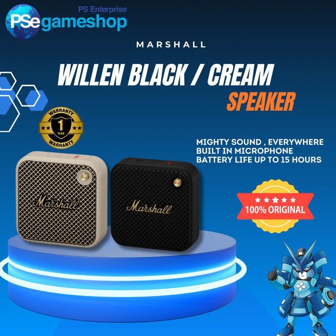 

PROMO SPEAKER BLUETOOTH / MARSHALL WILLEN PORTABLE BLUETOOTH SPEAKER WIRELESS