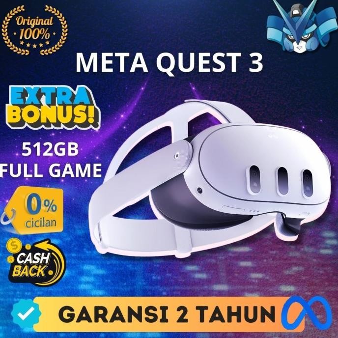 

PROMO META QUEST 3 128 GB 512 GB VIRTUAL REALITY VR HEADSET METAVERSE OCULUS