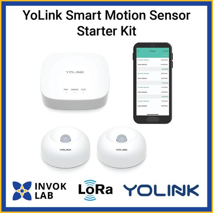 

PROMO YOLINK LORA SMART HOME MOTION SENSOR STARTER KIT