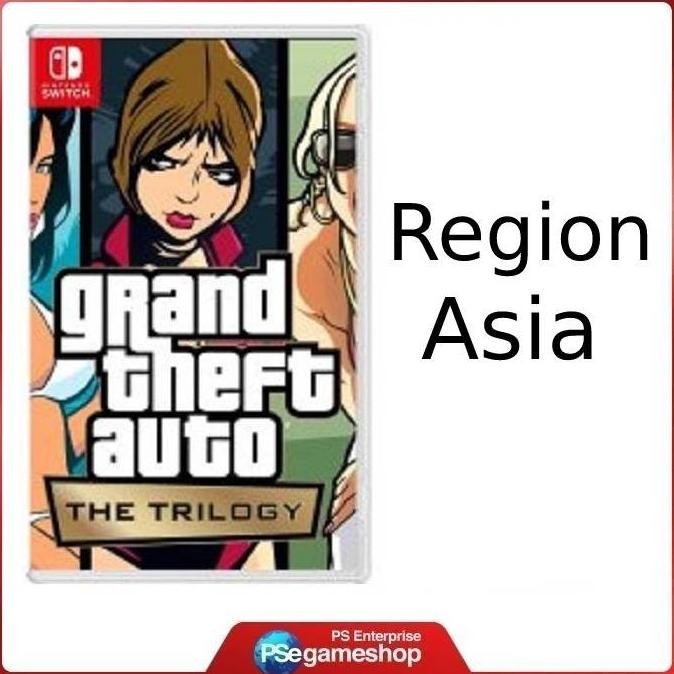 

PROMO SWITCH GRAND THEFT AUTO TRILOGY :THE DEFINITIVE EDITION / GTA TRILOGY
