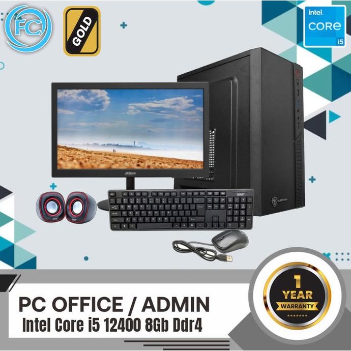 

PROMO PC OFFICE ADMIN INTEL CORE I5 12400
