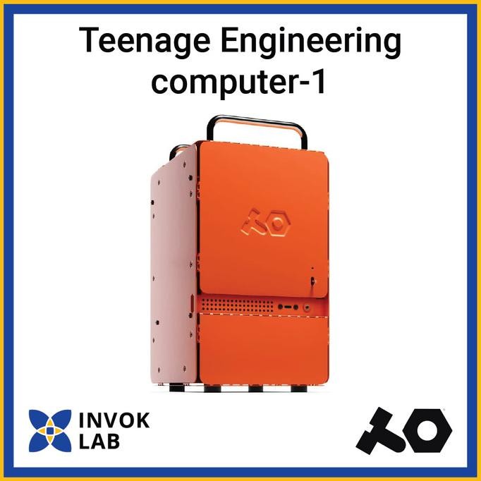 

PROMO TEENAGE ENGINEERING COMPUTER-1 ORANGE SHEET METAL MINI-ITX PC CASE