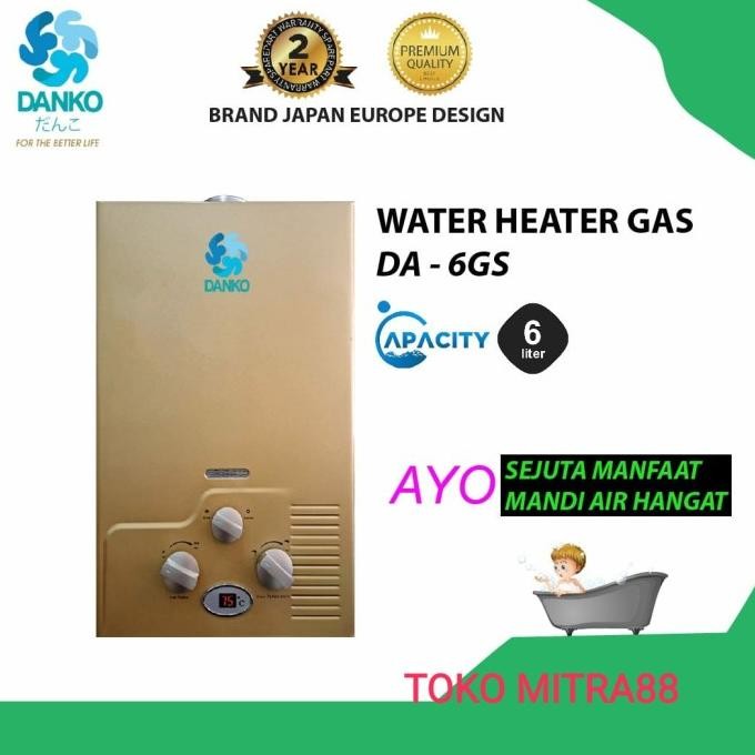 

PROMO WATER HEATER GAS DANKO DA--6DS WATER HEATER GAS 6 LITER