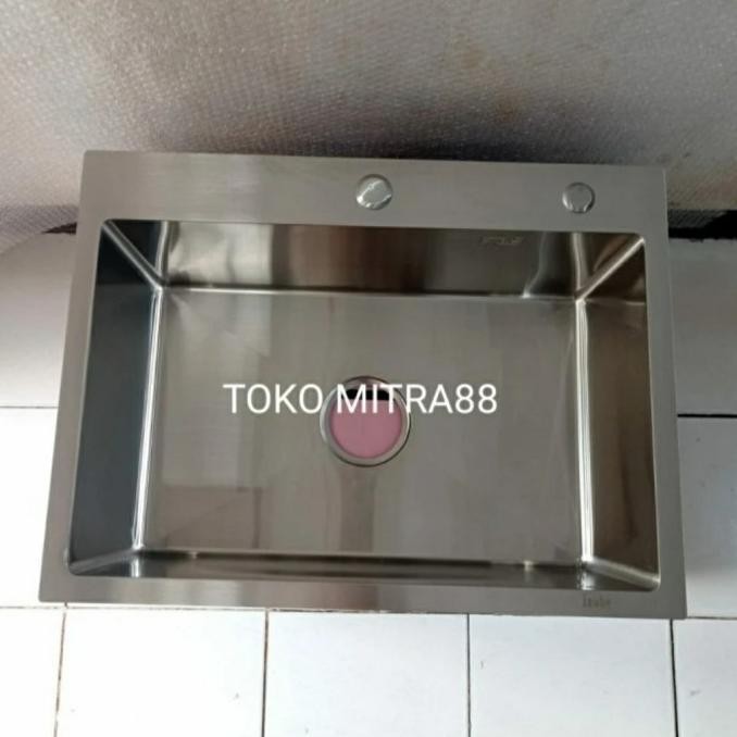 

PROMO PAKET LENGKAP KITCHEN SINK INOBE 6045 STAINLESS KRAN TARIK STAINLESS