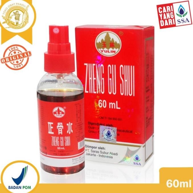 

Zheng Gu Shui 60 Ml (Spray) / Minyak Gosok Keseleo, Bengkak, Memar, Retak Tulang Tersedia
