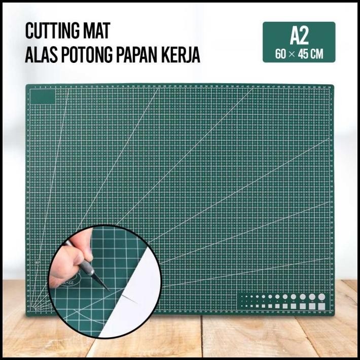 

Working Pad Cutting Mat Alas Potong Papan Kerja A2 60 X 45 Cm - Qj3