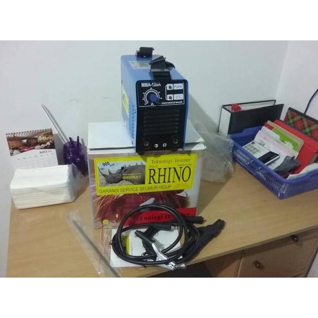 Berkualitas MESIN LAS BLACK RHINO MMA-120 / TRAFO LAS / TRAVO LAS