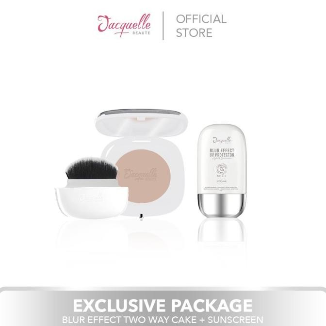 Jacquelle Blur Effect Two Way Cake and Sunscreen Package
