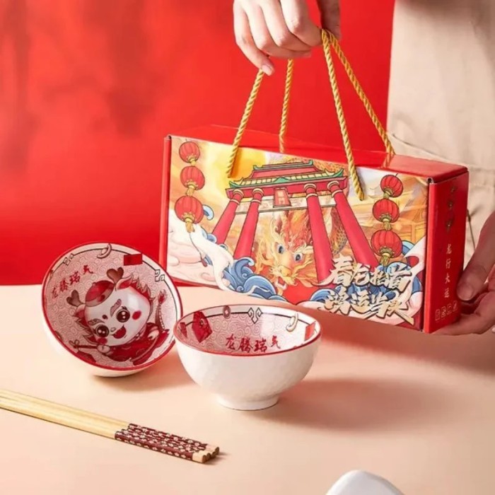 

CNY MANGKOK KERAMIK RABBIT KELINCI HAMPERS CHINESE NEW YEAR MANGKOK IMLEK - SET LENGKAP 2 Limited