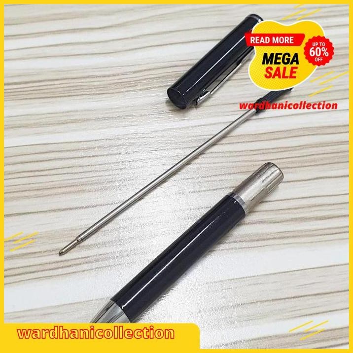 

PULPEN METAL PRO MEWAH BLACK SILVER BESI HITAM SEMINAR SOUVENIR PM 03 GRATIS ONGKIR !