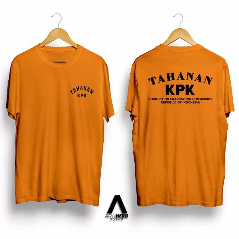 KAOS TAHANAN MUSTARD BAJU TAHANAN KPK
