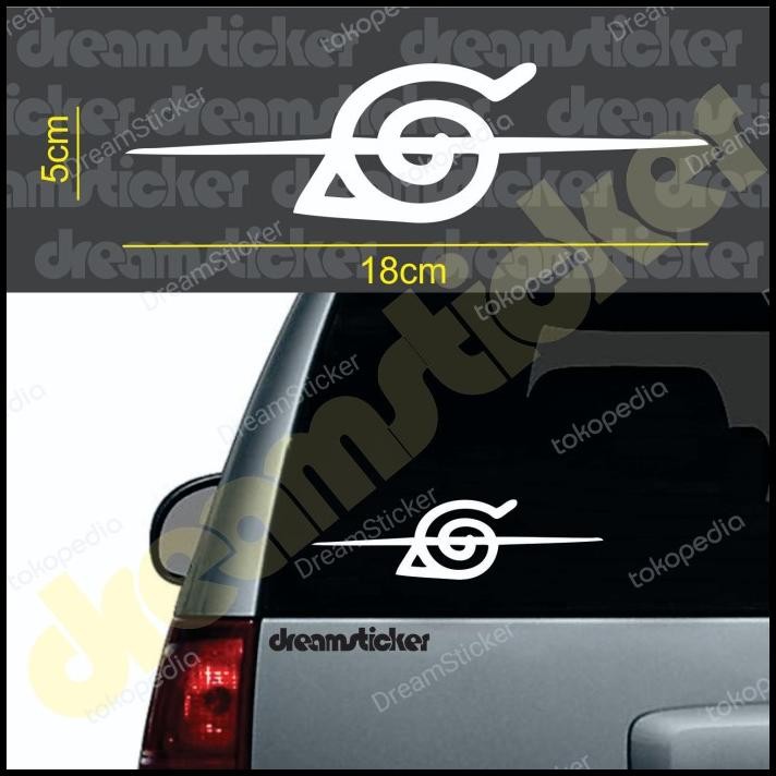 

DISKON CUTTING STICKER NARUTO ITACHI HEADBAND LOGO STIKER !!