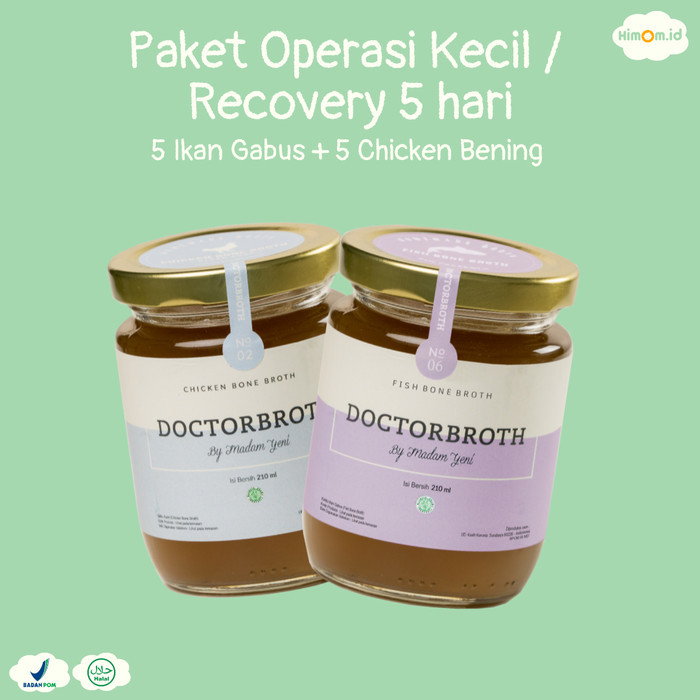

Paket Operasi Recovery 5 hari 10 Jar Doctor Broth - Bone Broth