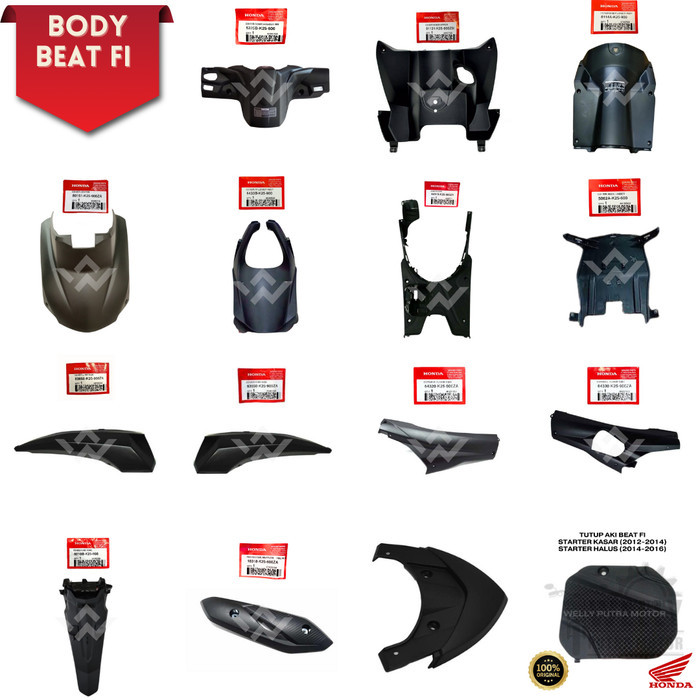 Request Full Body Kasar BeAT FI K25 Starter Kasar 2012-2014 dan Starter Halus 2014-2016 Ori Honda