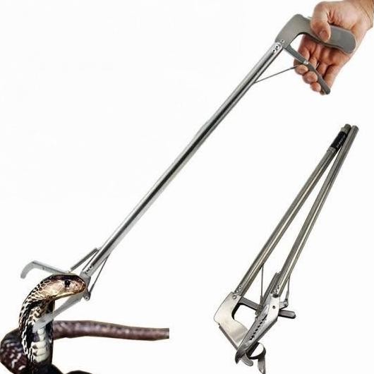 stik stick tongkat galah capit capitan alat ambil tangkap ular reptil