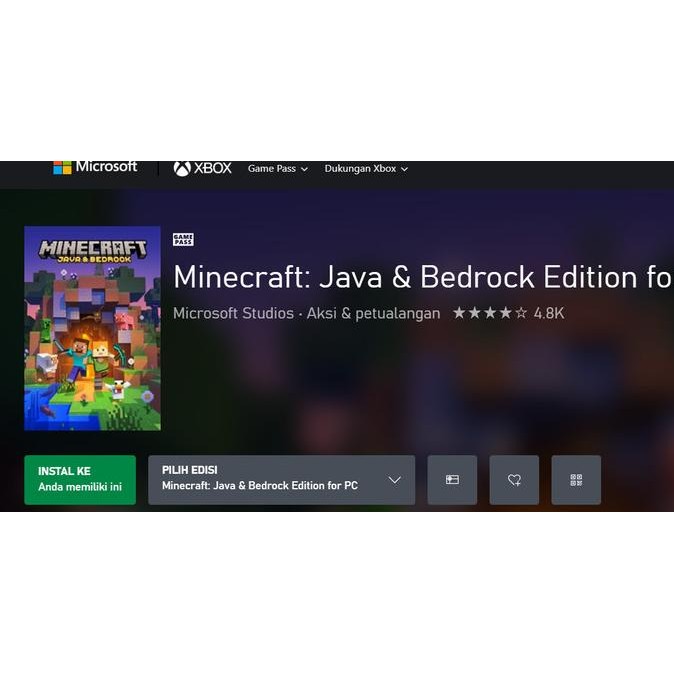 Minecraft Java & Bedrock Edition Original PC