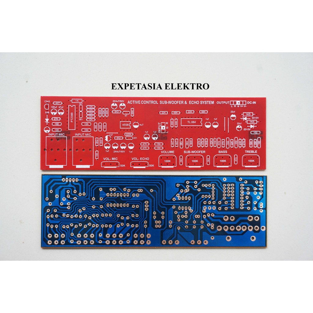 PCB tone control Active Sub-Woofer & Echo System(Hybris)