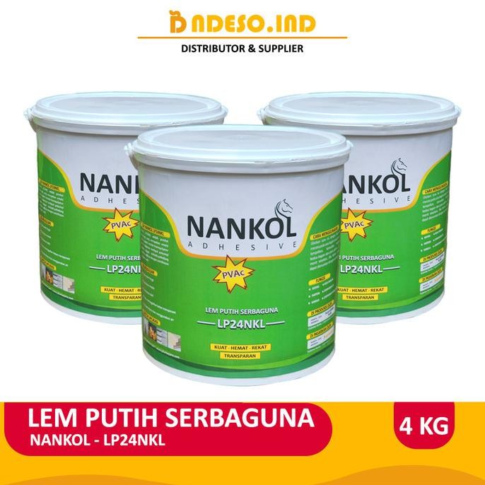 

Lem Putih Serbaguna Nankol PVAC - 4KG