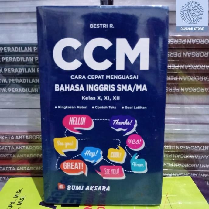 

DISKON Buku CCM Cara Cepat Menguasai Bahasa Inggris SMA - Bestri Retmizola SPECIAL