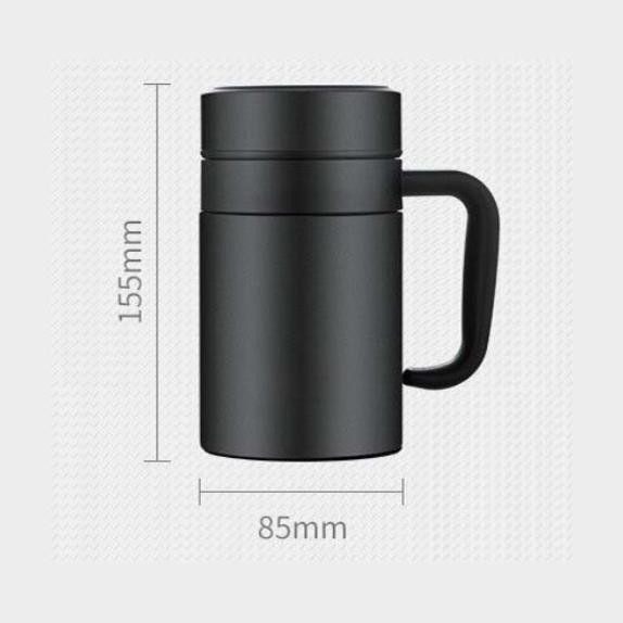 Tumbler Coffee Mug Coffee Tea Cup Stainless Steel 400ml (HN22) KS