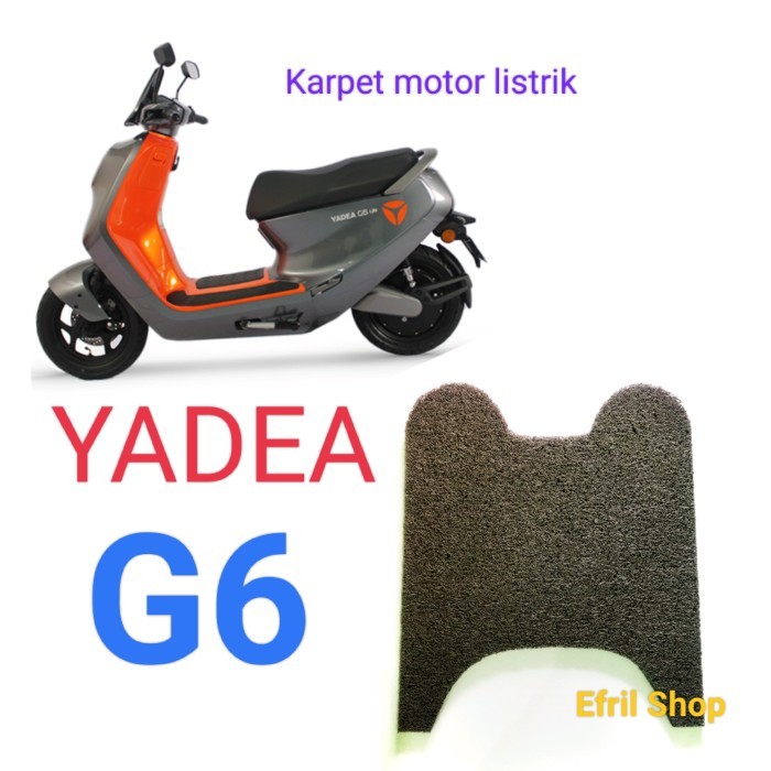 Karpet sepeda motor listrik Yadea G6