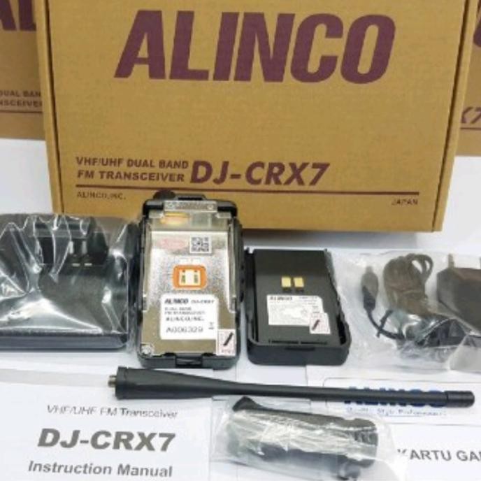 HT ALINCO DJ-CRX7 DUALBAND - HT ALINCO DJ CRX 7 VHF / UHF ORIGINAL