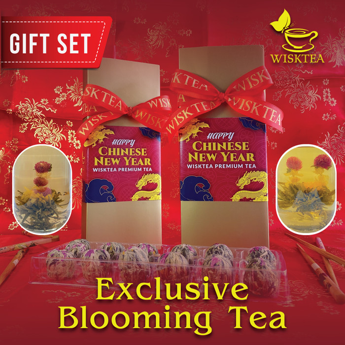 

Imlek Chinese New Year Imlek Hamper/ Gift / Hadiah No.3 12pcs Blooming Tea Limited