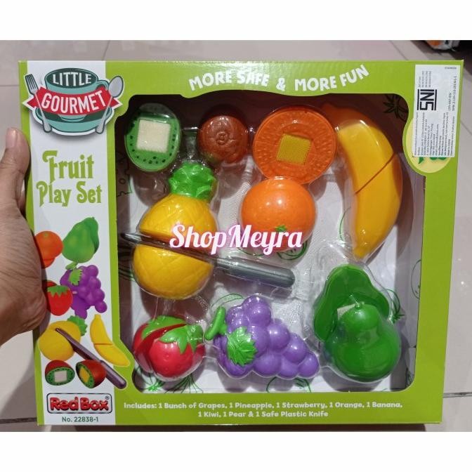 Redbox Little Gourmet Fruit Playset Mainan Potong Buah