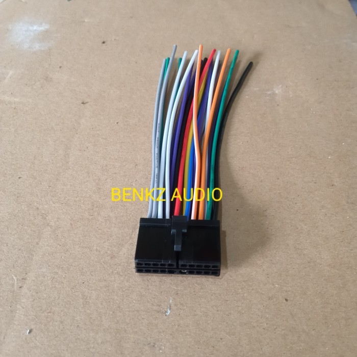 Soket head unit dvd jec audiobank sansui audiolink 20 pin