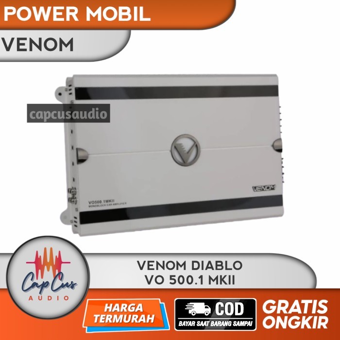 POWER MONOBLOCK VENOM DIABLO VO 500.1 MKII / VO500.1MKII 4 CHANNEL