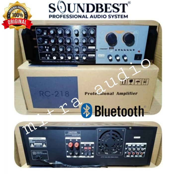 Amplifier power mixer karaoke original Soundbest rc 218