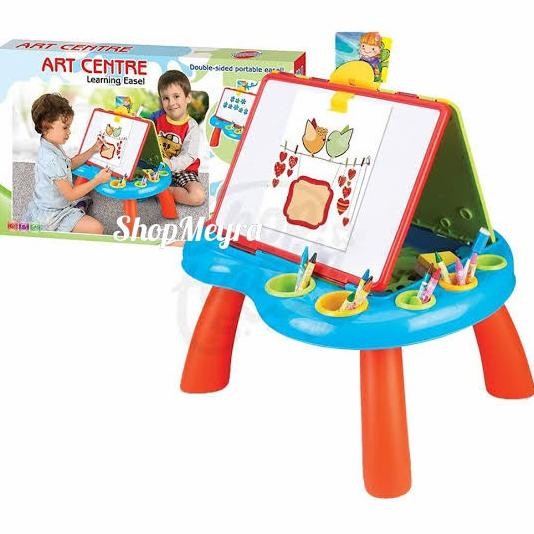 

Kiddy Star Art Centre Learning Easel Double Sided Portable Easel