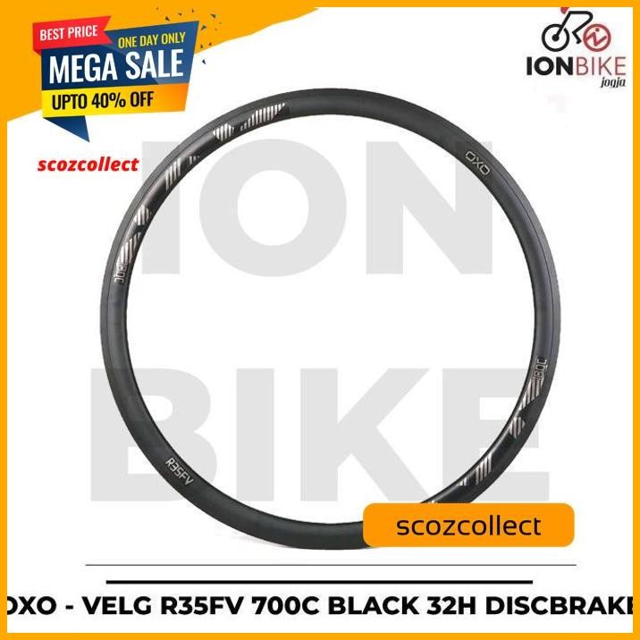 VELG RIM RIMS OXO 700 C R35FV 32 HOLE 32H ALLOY 700C DISCBRAKE PCS TERBARU 