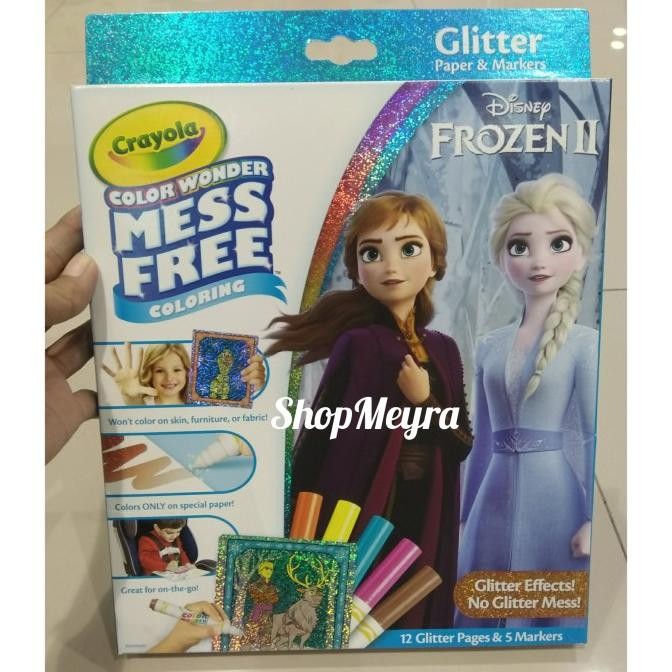 

Crayola Color Wonder Mess Free Coloring Frozen 2 Glitter Box Set