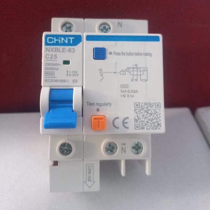 Promo ELCB 1p + N  25A  Chint COD