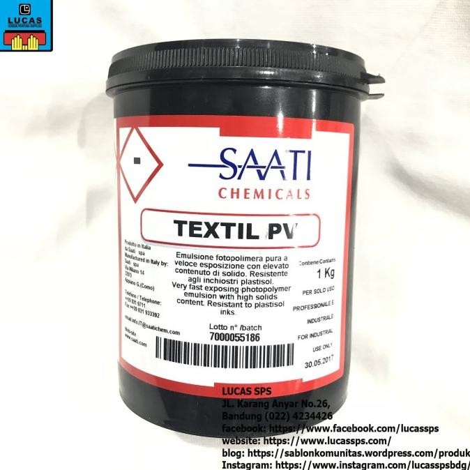 

Obat Afdruk Textile Pv / Photo Emulsion